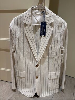 Vineyard Vines White Kentucky Derby Blazer